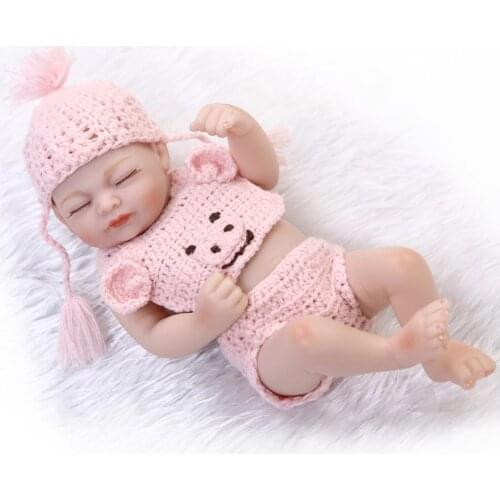 Bebes reborn doll children'toy Mini simulation baby reborn dolls, creative gift, photography props, furnishing articles