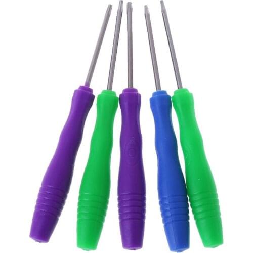 5 In 1 Torx Magnetic Screwdriver Set Hand Tools Repair Open Kit T2 T3 T4 T5 T6 51BD