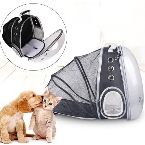 Upgrade Puppy Cat Carring Backpack Outdoor Travel Pet Carrier for Small Cats Dogs Scalable Mascotas Supplies mochila para gato