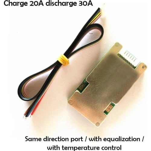 7S 24V Lithium Battery Protection Board BMS Working Current 25A Same Port with Balance with Temperature Control