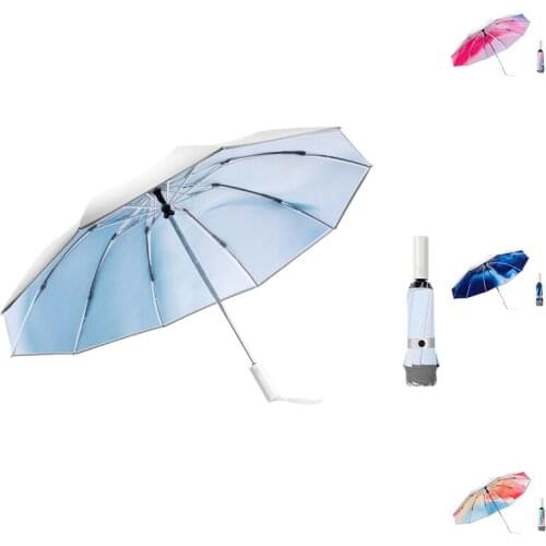 10K Fully Automatic Umbrella Reverse Folding Umbrella Fold Sun Umbrella Anti-UV Umbrella Sunny Umbrella