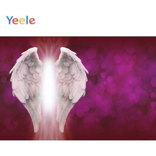 Yeele Angel Wing Backdrop Newborn Baby Shower Kids Children Birthday Party Photography Background For Photo Studio Photocall