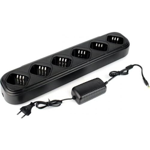 Baofeng UV-5R 6 Way Charger BAOFENG 888S Ham Radio Multi Unit 6-Way Rapid Charger for Baofeng 5R Handheld Two Way Radio