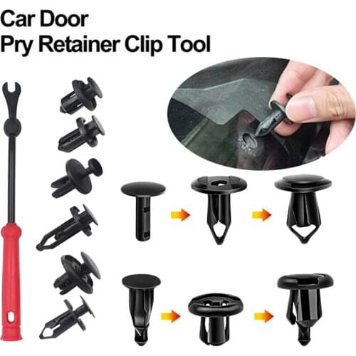 120Pcs Mixed Auto Car Fastener Car Bumper Retainer Clips Plastic Push Pin Rivet Door Clip Panel Replacement Auto Accessories kit