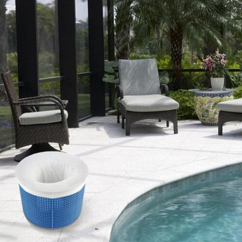 50Pcs Pool Skimmer Socks Reusable Ultra Fine Nylon Mesh Pool Filter Savor Socket Supplies for Home