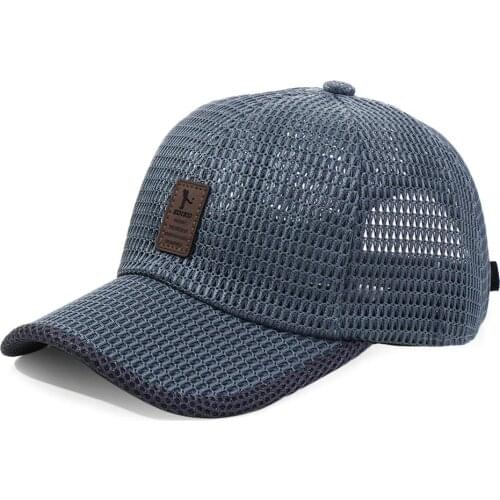 Quick Dry Mesh Baseball Cap Sun Caps Fishing Hat for Men Women Unisex-Teens Hip Hop Outdoor Hats Adjustable Breathable Cap