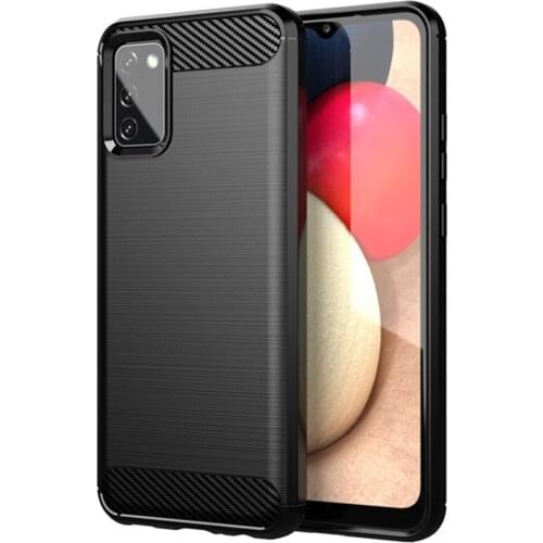 For Samsung Galaxy A02S Case Luxury Carbon Fiber Skin Soft Silicone Cover Case For Samsung A02S A 02S SamsungA02S Phone Cases