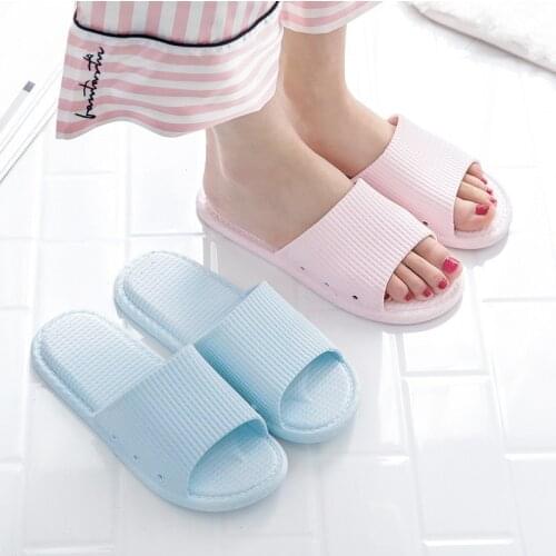 Home Slippers Summer Pink Platforms Beach Sliders Shoes Woman Flat Slippers Pantoufle Femme Indoor Slippers Women Badslippers