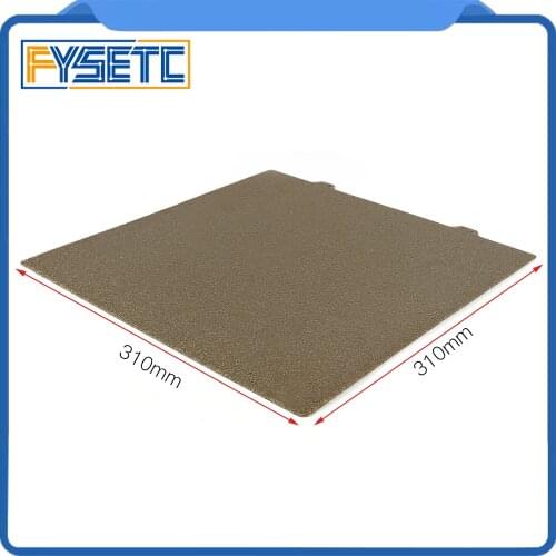 310x310mm Double Sided Textured PEI Spring Steel Sheet Powder Coated PEI Plate Build For CR10 CR-10S CR10S 3D Printer