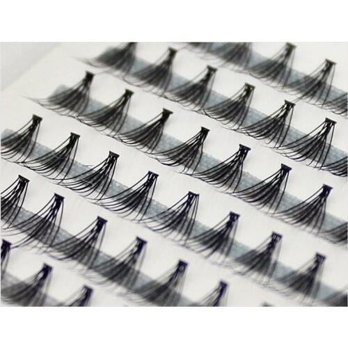 Fan Lashes 120PCS Individual Volumn Eyelashes Premade 10D Flare Cluster Eyelash Natural Handmade Eye Makeup Lash