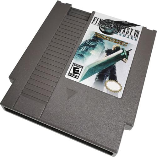 Final Fantasy VII-Game Cartridge For NES Console 72 Pins 8bit Single card