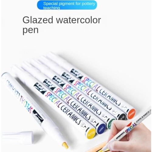 Pottery Pigment New Type Ceramic Underglaze Watercolor Pen Multicolor Colorless Color Difference Special for Potters Painting