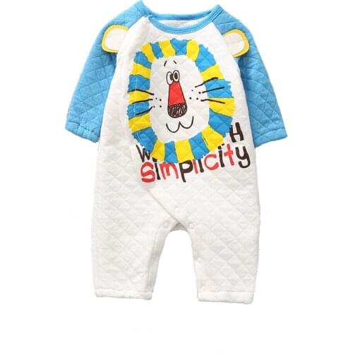 Unisex Baby Boys Girls Rompers Infant Kids Long Sleeve Cartoon Print Pure Cotton Jumpsuit Outfits Children Outfits Clothes