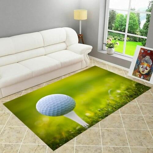 Golf And Ball Pattern Rug,New Fashion Rugs,Living Room Rug, Modern Rug, Home Decor Rugs, Fan Rugs, 3d Print Rug, Kids Room Rugs