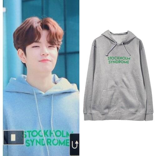 Kpop Stray Kids Kim Seungmin Same Cotton Hoody Cap Hoodies Long Sleeve Fleece Thicken Autumn Winter Clothes