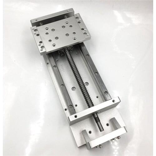 600mm Stroke Cross Slide Sliding Table Linear Stage Actuator SFU1605 Ball Screw C7 Square Rails X Y Z Axis for CNC Working Table