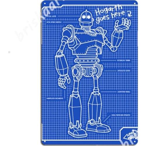 Blueprint Metal Signs pub create Bar Cave Wall Plaque Tin sign Posters