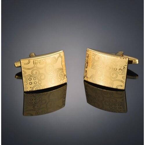 Fashion gold auspicious cloud Cufflinks French long sleeve shirt sleeve nail shirt accessories Cufflinks