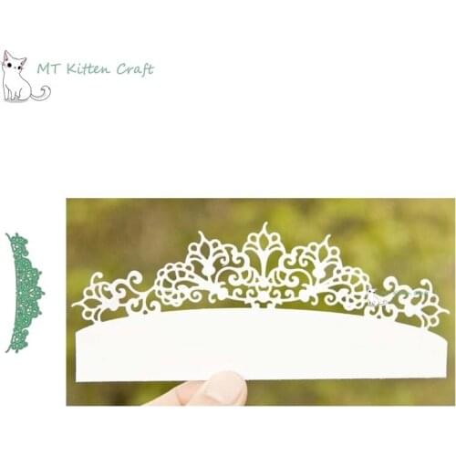 MT Craft Metal Cutting Dies Lace edge frame Scrapbooking Photo Album Decorative Embossing Stencils Paper Card Crafts Die Cuts