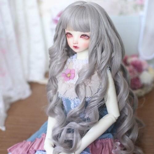 New Style 1/3 1/4 1/6 High Temperature Wire Long Wavy For BJD Super Wig