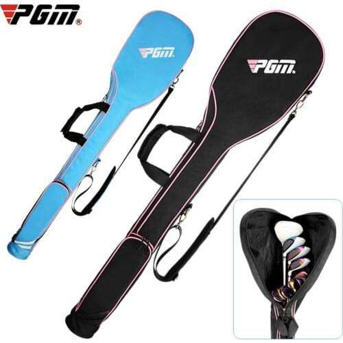 PGM Foldable Golf Gun bag package Capacity Packed 3 clubs Mini Soft club bag package Shoulder club golf bags men women QIAB018