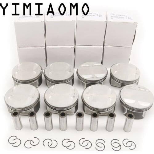 Piston Assembly BMW N62B48B 4.8L V8 pin Φ21mm 11257537124 For BMW E60 550i E64 650i E63 650i E66 750Li E53 4.8is 11 25 7 542 292
