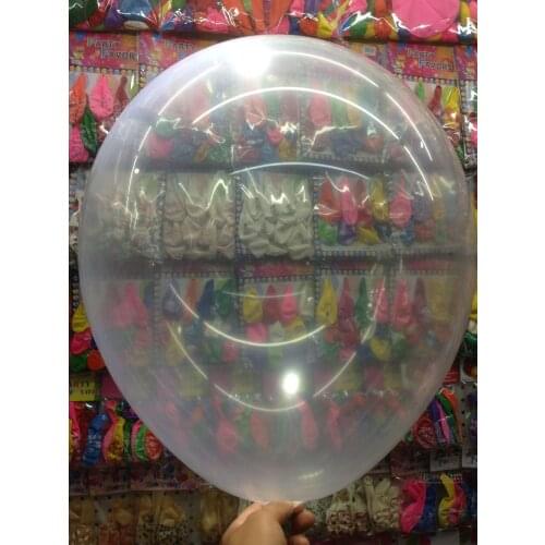 20Pcs/lot 18 Inch Clear Transparent Latex Balloons Birthday Party Wedding Christmas Event Decorations Latex wedding party