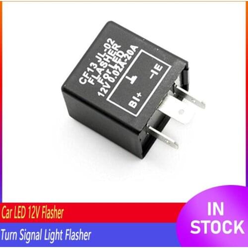 12V Electronic LED Flasher Blinker Relay 3 Pin CF13 JL-02 Automobile Turn Signal Light Flasher Commonly Shockproof