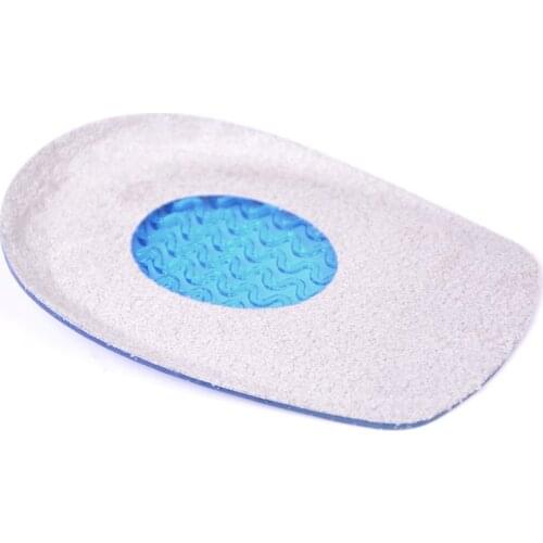 1Pair Man and Women Silicon Gel heel Cushion insoles soles relieve foot pain protectors Spur Support Shoe pad feet care Inserts