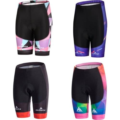MILOTO 2020Hot Sale Coolmax 20D Shockproof Padded Cycling Shorts mtb Women Road Bike Shorts Shorts pantalon ciclismo hombre