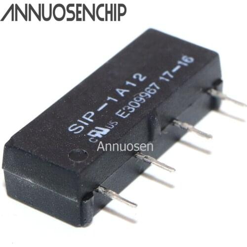 Reed Relay 4Pins 1A DC5V SIP-1A05 DC12V SIP-1A12 DC24V SIP-1A24 New Original 10pcs/lots