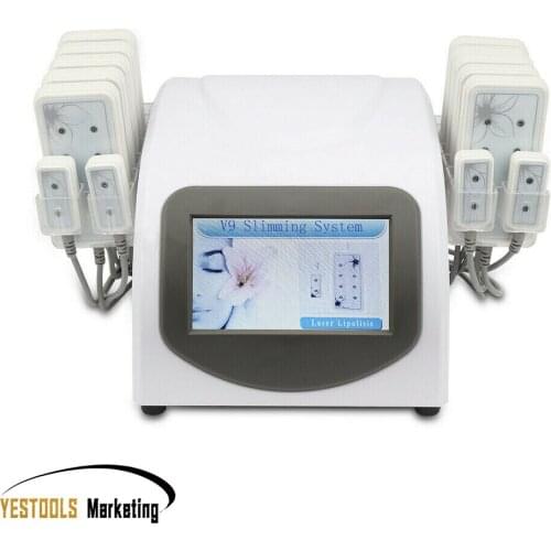 14 Laser Pads Lipolysis Body Slimming Beauty Machine Fat Removal Lipo Massage