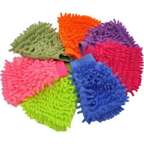 500pcs Super Mitt Microfiber Car Window Washing Home Cleaning Cloth Duster Towel Gloves SN548