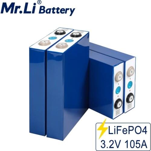 Mr.Li lifepo4 battery 3.2v 105Ah 4S1P make 12.8v 100Ah batery pack for UPS outdoor application with USB plug