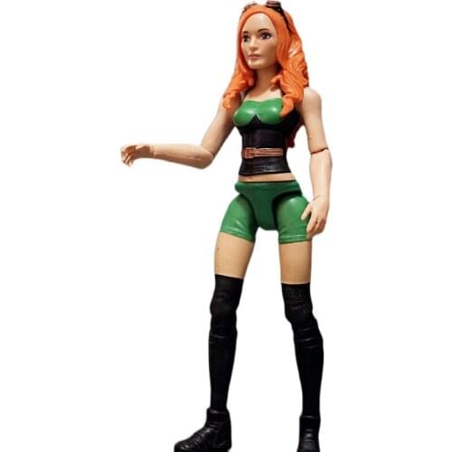 Bandai American Female Wrestler Full Body Action Figure Ring Wrestling Climbing Car Driver Belinchi Movable Joints Toys