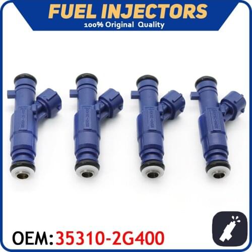 4PCS Car Fuel Injector Nozzle 35310-2G400 For HYUNDAI EQUUS SONATA TUCSON 2.0L For KIA FORTE 2.0L RONDO SPORTAGE 353102G400