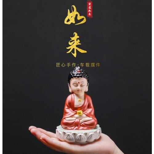 ASIA HOME CAR efficacious Talisman Family Protection Bless safety handmade Chinaware Decorative RU LAI Amitabha Buddha statue