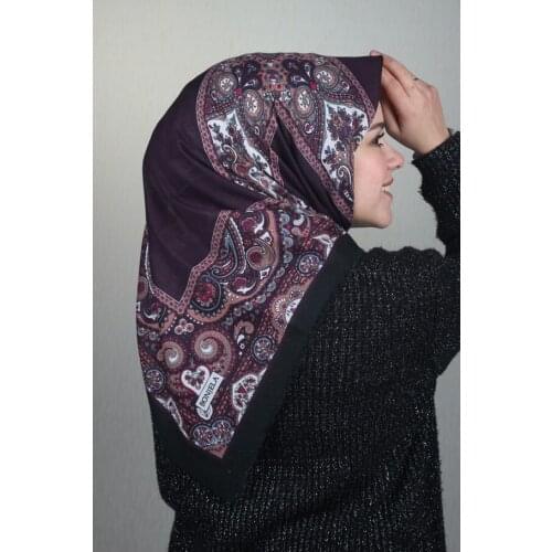 BONJELA PATTERNED COTON SCARF-DESEN-54-RENK-06