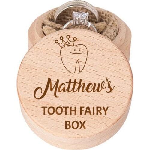 Cusotm Baby Tooth Fariy Box Personalized Name Tooth Fairy Box Pillow Keepsake Lost Teeth Money Boxes Baby Shower Gift