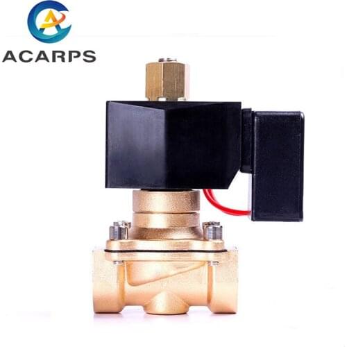 3/4" Energy Saving Normally Open Brass Solenoid Valve Switch Valve Water Valve 220V 24 Hours Energize Not Fever