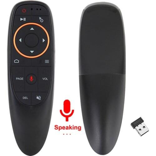 Voice Remote Control G10 G10s G10sPro 2.4g Wireless Air Mouse Gyroscope IR Learning For Android TV Box HK1 H96 Max X96 Mini