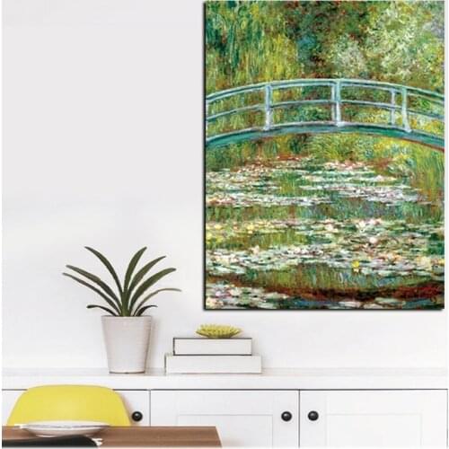 Famous Painting The Japanese Bride By Claude Monet Oil Painting on Canvas Poster Prints Wall Art Picture for Living Room Cuadros