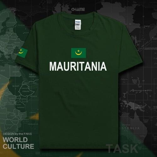 Mauritania Mauritanian t shirt fashion 2017 jersey nation team 100% cotton t-shirt clothing tees country sporting gyms MR MRT