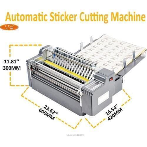 Mini Desktop Fast Speed Automatic Sticker Label Cutting Machine