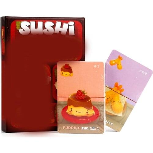 Sushi basic /Party Board Game 2-5 Players For Family/Party/Gift Best Gift Funny Card Game Entertainment Supplies