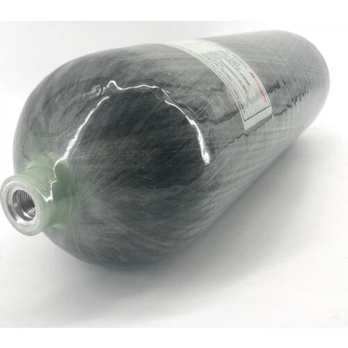 AC168 Air Gun Pcp Hpa Tank Paintball Equipment Airsoft Cylinder 6.8L 4500Psi Compressed Air Tank Composite Carbon Fiber