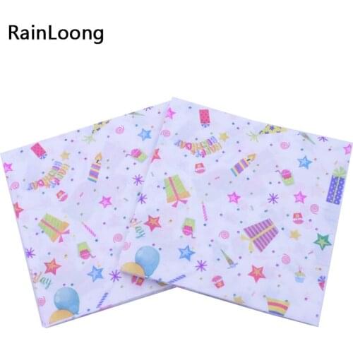 [RainLoong] Happy Birthday Pattern Print Napkin For Birthday Party Tissue Decoration Decor 33*33cm 1 pack