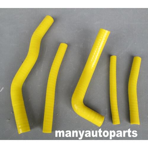 Silicone Radiator Hose for SUZUKI RM125 RM 125 96 97 98 99 00 1996 1997 1998 1999 2000 yellow