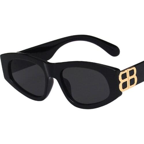 2021 Brand Designer Driver Goggles Fashion Rectangle Women Sunglasses Trendy Shades Ladies Cat Eye Sunglasses Lens Sun Glasses