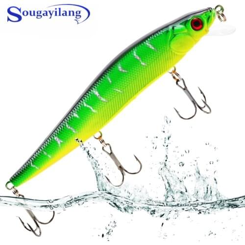 Sougayilang 1Pcs 16cm 23g Floating Fishing Lure 3D Eyes Minnow Wobblers Swimbait Crankbait Artificial Hard Bait Pike Carp Pesca